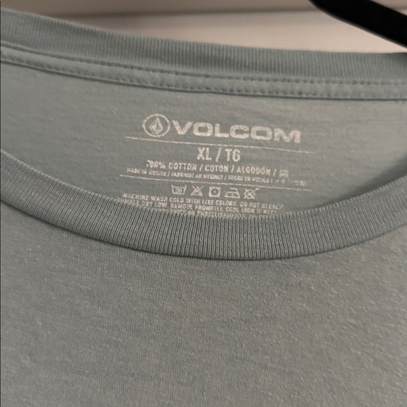Volcom Men's Teal Short Sleeve Tee - Picture 2 of 6